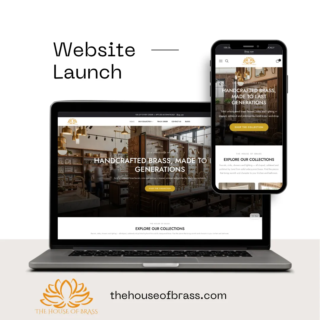 The House of Brass — E-commerce project preview